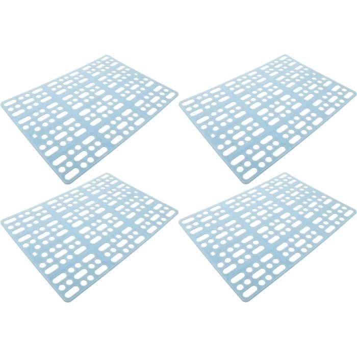 Tapis Doux Pour Petits Animaux – Lot De 4 | 30x30 Cm | Peluche Moelleuse | Pour Lapin, Hamster, Cochon D’Inde