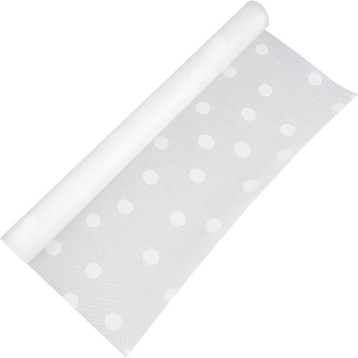 Tapis Antidérapant Polyester SEIWEI 50x80cm - Noir - Pour Tiroirs, Étagères, Tables - Coupe Libre