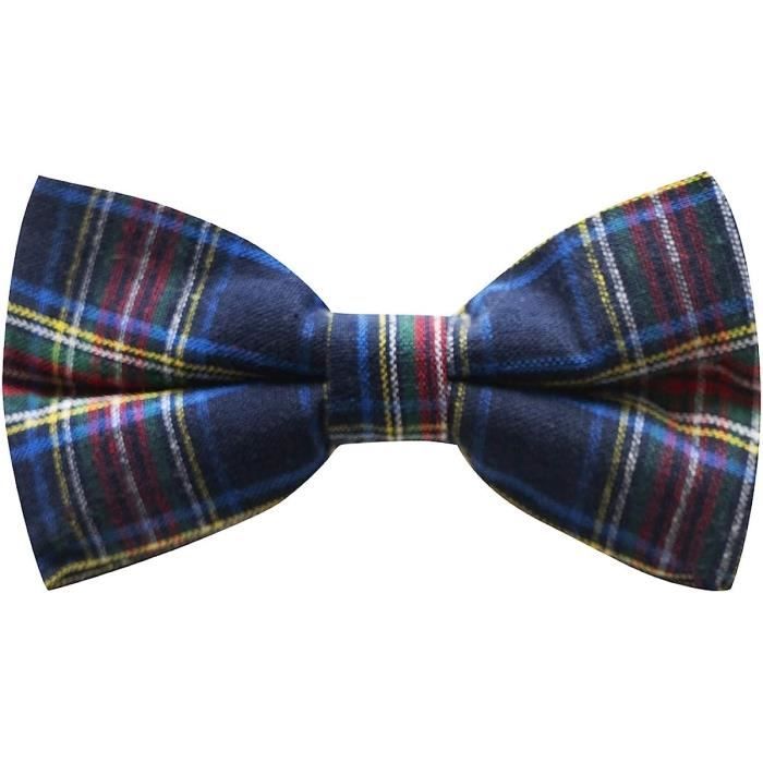 King & Priory Cravate Tartan Rouge Traditionnel – Tissu Doux Premium – Parfaite Pour Occasions Formelles Et Décontractées