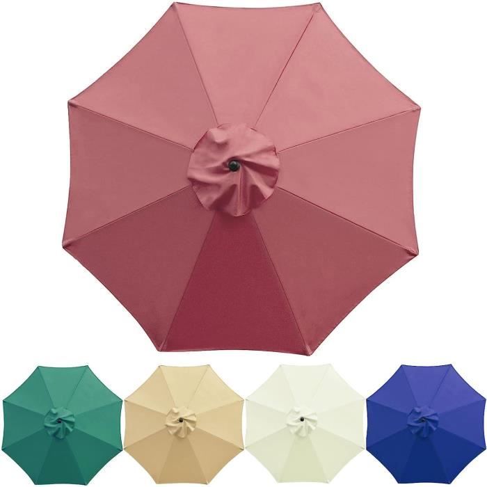 Auvent De Rechange Pour Parasol - Tissu De Remplacement Pour Terrasse