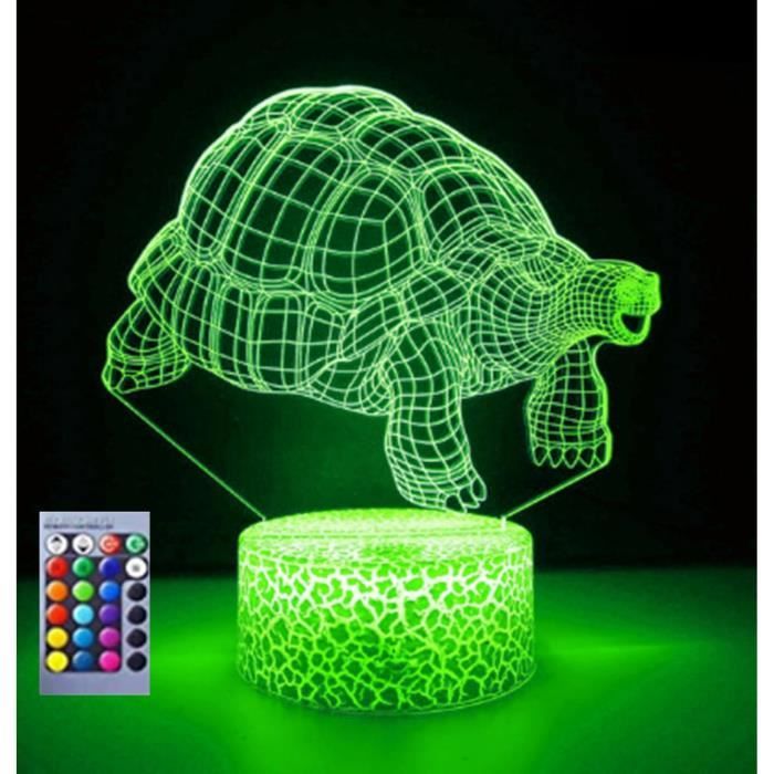 Lampe 3D Illusion D'Optique - Renault 4L F4 - Lampe à Poser Originale JNB-Maker