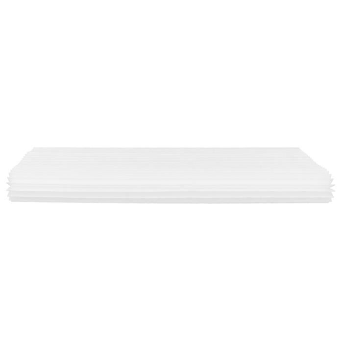 Rouleau De Filtre à Air Découpable - Tissu Blanc 100x100x0.3cm - Pour Climatiseur, Ventilation, Voiture