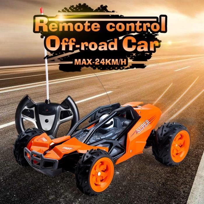 course de voiture telecommandee tout terrain