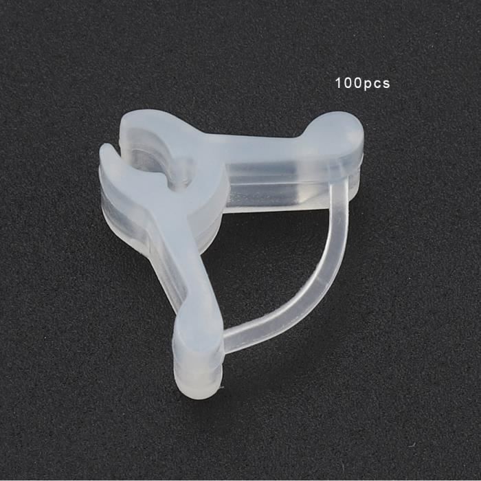 100 Clips De Greffage Jardin 3mm - Support Pour Plants Tomates Et Légumes - Blanc