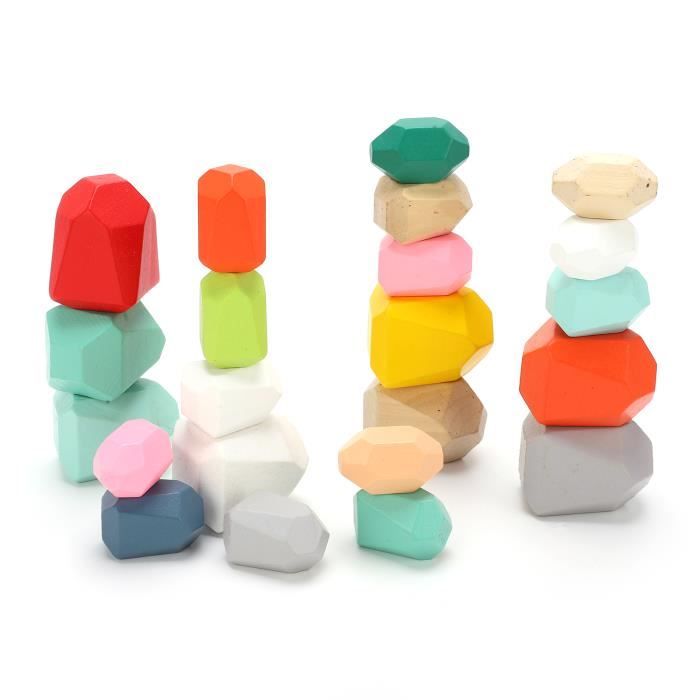 HYES Galets de bricolage pour enfants 8 pièces, galets d'équilibre durables et antidérapants pour tout-petits, jouets sensoriels pour parcours d'obstacles, jeu de coordination en cadeau pour garçons