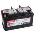 Accurat 12 V Batterie Auto 100Ah 830A Batterie à cellule humide (+ droit)  B13 voiture 353 x 175 x 190 m-1