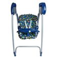 Splendide 2en1 Chaise haute + Balancelle électrique bleumarine Homey-1