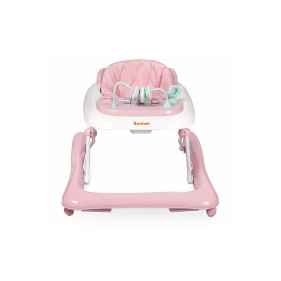 Trotteur Bebe Garcon Trotteur Bébé Baninni Miro Gris - Plateau Activités Musical - Hauteur Réglable Trotteur Pliable Compact