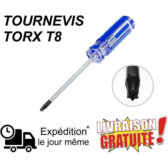 Tournevis Torx T8 pour Xbox 360 Xbox One PS3 PS4 Marque