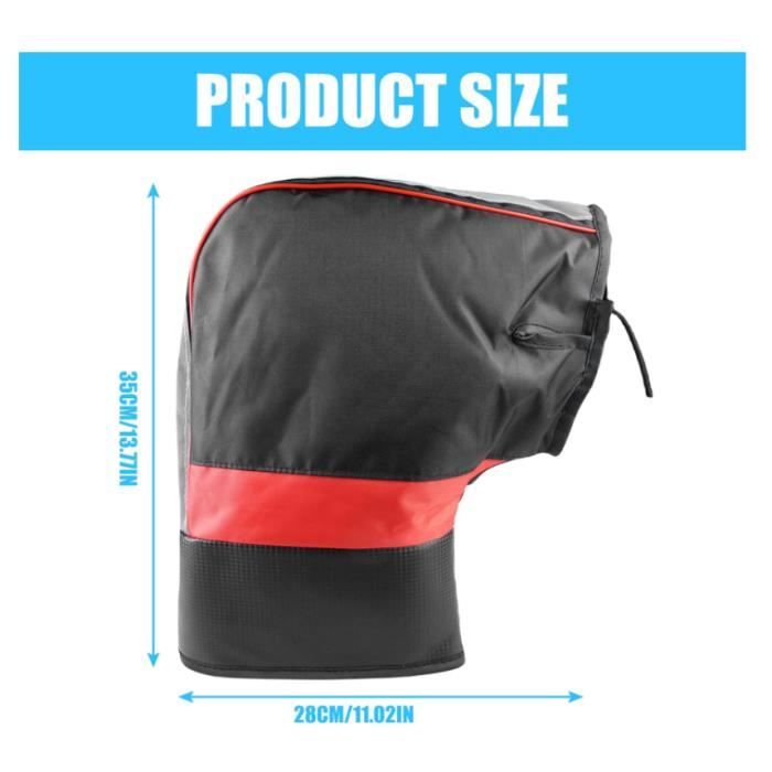 Manhegari Gants De Guidon Moto Universel Hiver, Manchons De Guidon De