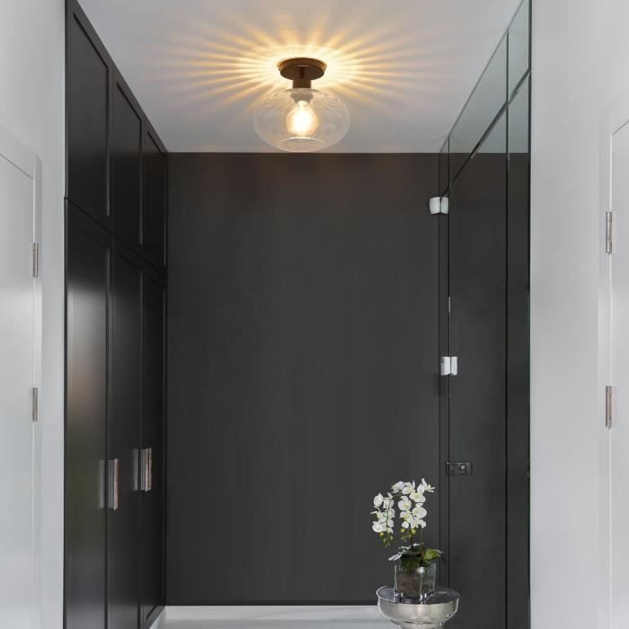 GOECO Plafonnier LED Moderne, 24W Luminaire Plafonnier Carré, Lampe De