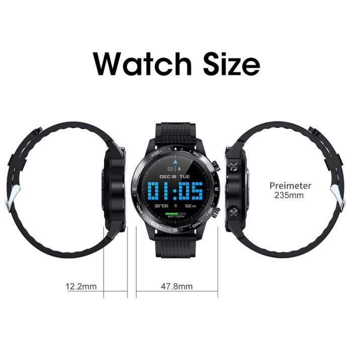 B Microwear L12 SmartWatch Bluetooth appel ECG PPG fr quence