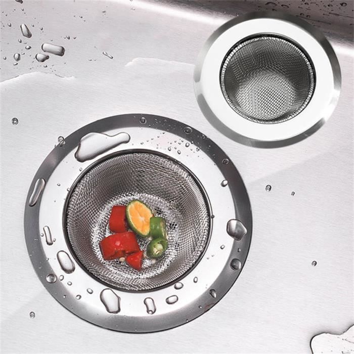 7 cm fin filet - Filet de vidange de sol en métal pour salle de bain ...