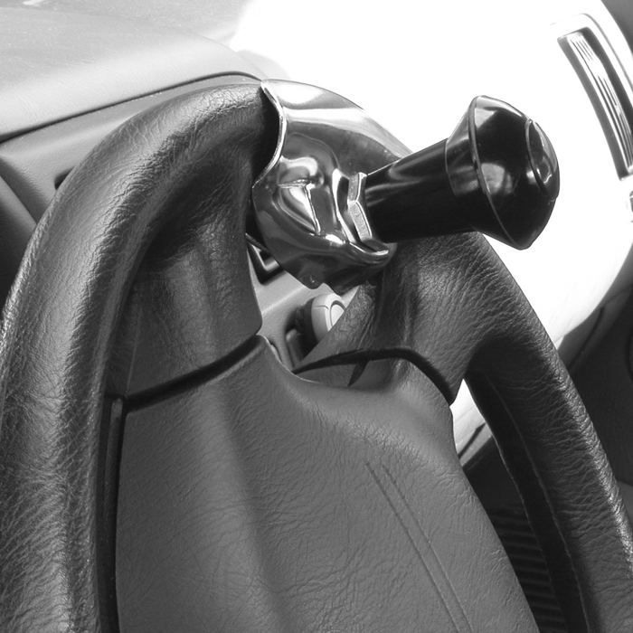 Pommeau De Volant Tournant 360° - Aide à La Conduite Amovible Avec Roulement à Billes - Pour Voiture, Camion, Tracteur - Noir