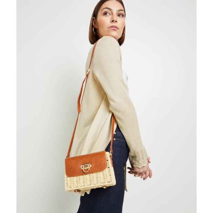 GRAIN DE MALICE - Petit sac femme Beige - Cdiscount Bagagerie - Maroquinerie