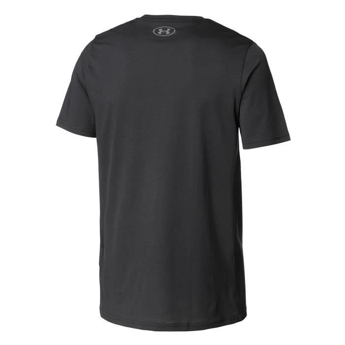 Tee-shirt homme Under Armour Gros Logo Noir/gris en coton Noir