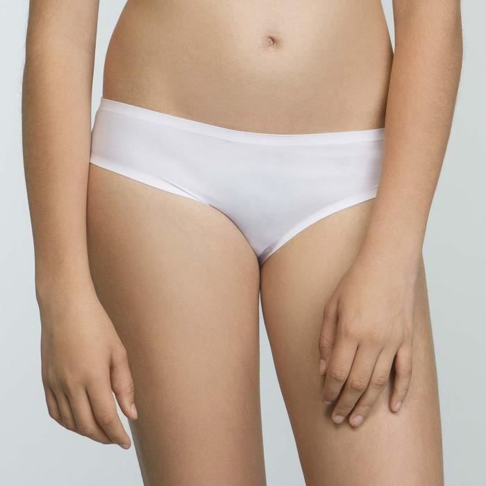 Culotte DIM Femme Sans couture Blanc