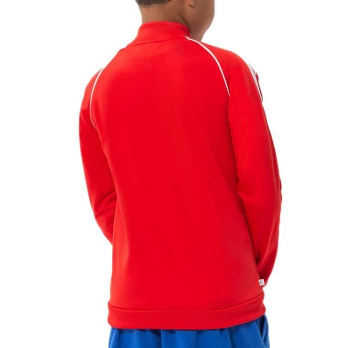 Veste de surv tement Rouge Homme Adidas Sst Track Top Red