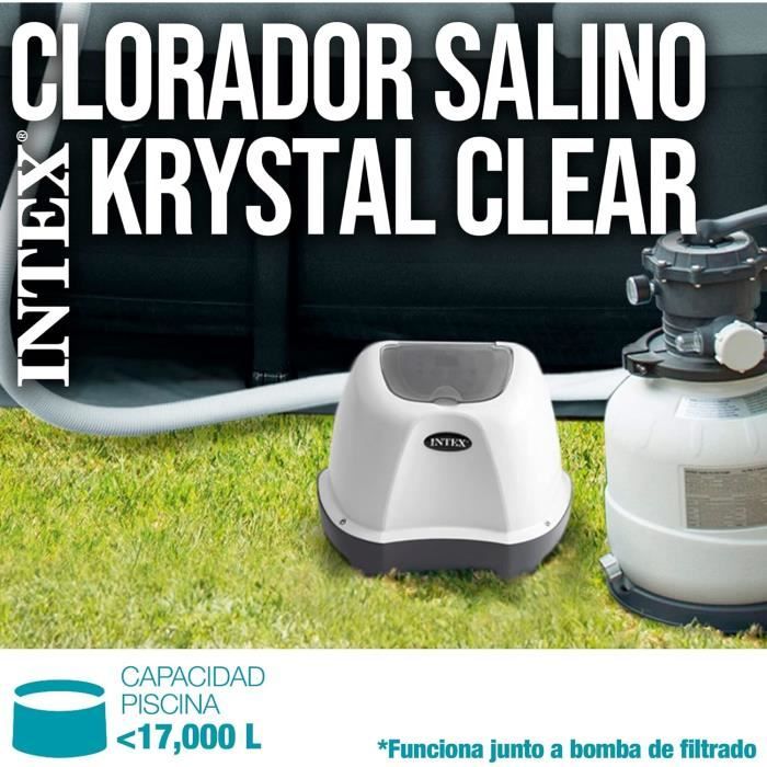 Intex 26664 Stérilisateur Au Sel QS400 Pour Piscine Jusqu