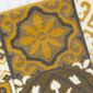 Tapis Couloir Patchwork Carreaux Ciment Jaune Moutarde Debonsol