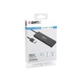 EMTEC Ultra Slim USB3.1 4-Port Hub T620A Concentrateur (hub) 4 x USB 3.1 Gen 1 Ordinateur de bureau-2