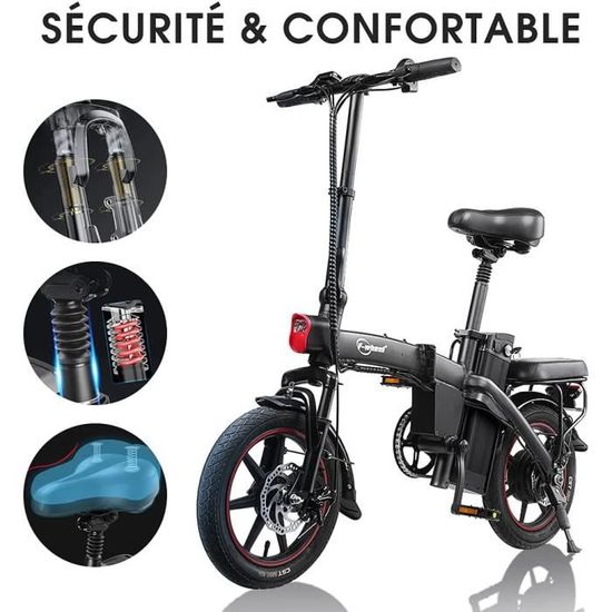 Draisienne electrique Pliable DYU A5 48V 7.5AH Batterie 350W Moteur Vitesse max 25 km h avec Cle sans Fil Batterie Amovible Cdiscount Sport