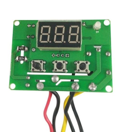 NAttnJf Contrôleur de température Professionnel à LED régulateur numérique 10A Thermostat Blanc 220V 