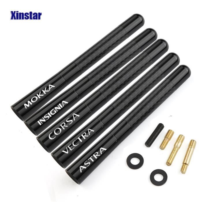 MOKKA - 4.7 Inch Carbon Fiber Radio Antenna Sticker For Opel OPC Astra ...