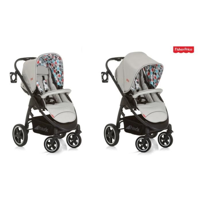 Poussette double fisher price best sale