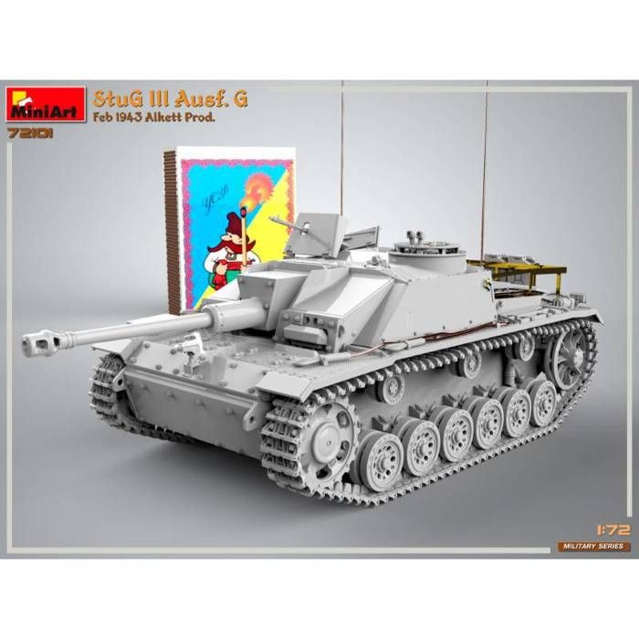 MiniArt Stug III Ausf.G – Maquette Char 1/72, Détaillée – Pour Collectionneurs Dès 14 Ans
