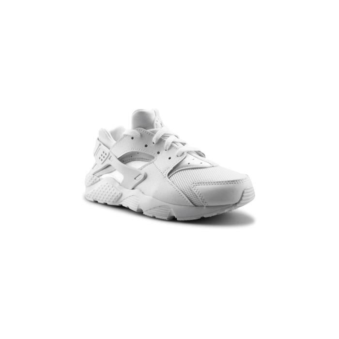 Basket Nike Huarache Run Enfant Blanc 704949 110 Blanc Cdiscount
