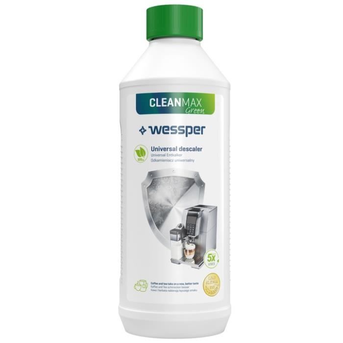 Wessper Ensemble de machines à café : Nettoyant circuit lait 0.5l +  Détartrant 0.5l + Pastilles, AEG, Bosch, DeLonghi