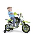 Moto Electrique - FEBER Rider Cross 6V - verte - pour Enfant de 3 à 7 ans - batterie longue durée-3