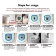 XiaoLD-Kit d'apprentissage de la propreté pour chat  Système d'entraînement aux toilettes pour d'apprentissage de la propreté pour-3