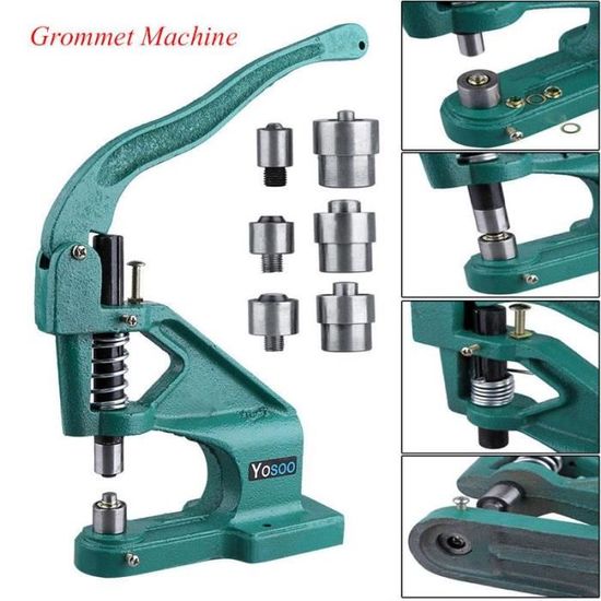 Machine A Oeillet Rivets Manuelle Presse Manuelle A Cremaillere Professionnelle Presse Manuelle Avec 3 Matrices Et 1500 Oeille Achat Vente Riveuteuse Pince Machine A Oeillet Rivets Ma Cdiscount