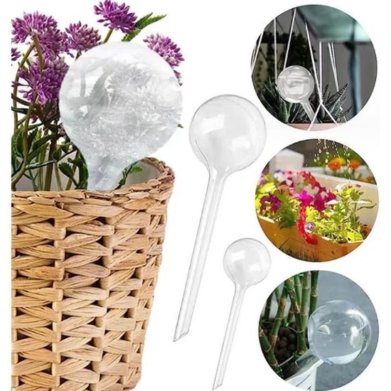WZYTEU 8 Globes D'Arrosage Automatique - Boules Irrigation Plantes | 2 Tailles | Intérieur/Extérieur