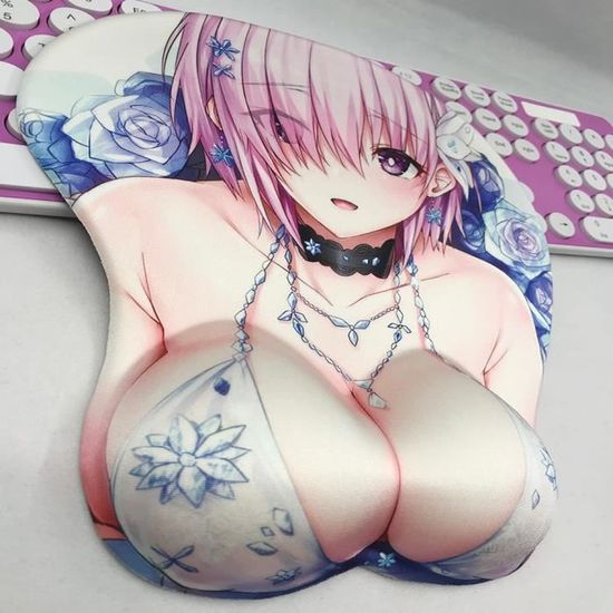 fffas 3d tapis de souris sexy sein ergonomique oppai gros seins anime fille gamer repose poignet tapis de s modele jbsbdb10295 cdiscount informatique