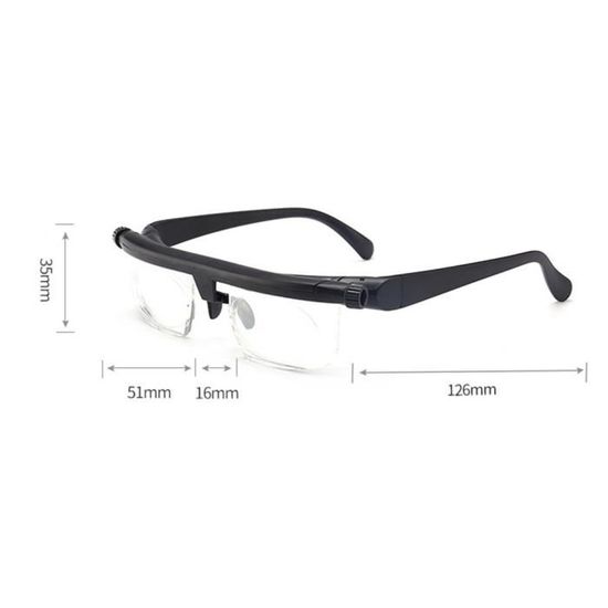 Lunettes A Mise Au Point Variable Sans Ordonnance Loupe Lunettes Unisexe 100mmx200mmx70mm Achat Vente Lunettes De Lecture Cdiscount
