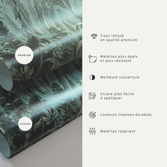 Papier Peint Intissé XXL Paysage Mer – 100x70 Cm, Poster Mural Trompe-l'œil Nature, Décoration Murale Moderne Et Apaisante