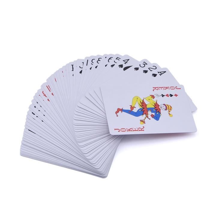 Cartes magiques marquées pour tour de magie de rue, jeu de poker