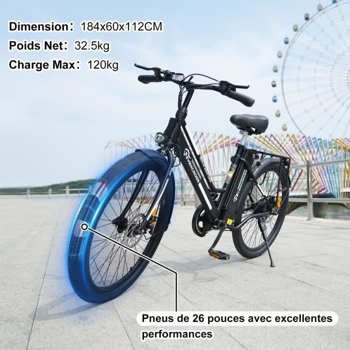 EVERCROSS EK8S V lo lectrique cadre en fer l ger 26
