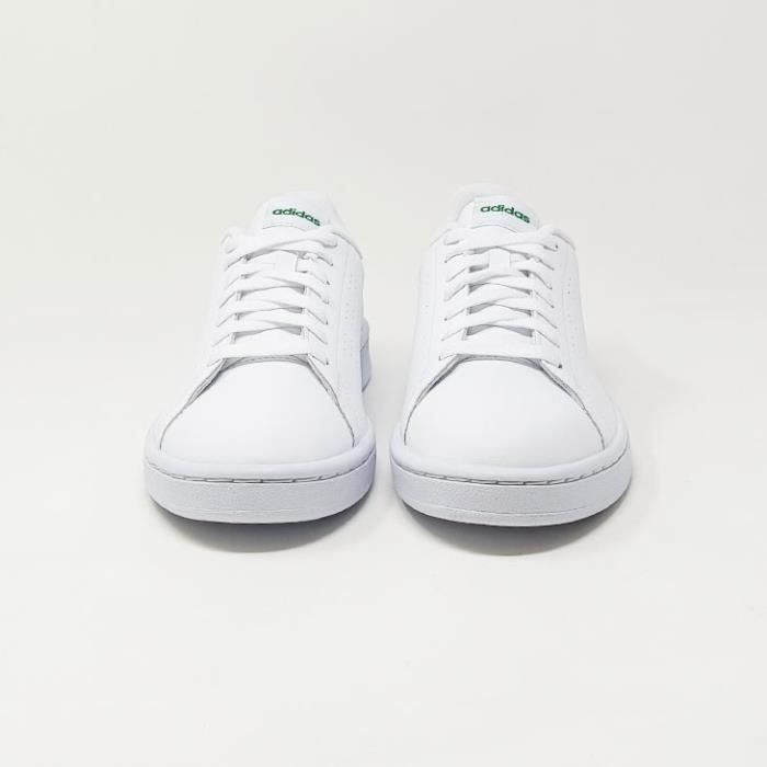 Baskets Adidas Advantage Blanc CS Femme Lacets Synthetique Plat Blanc Cdiscount Chaussures