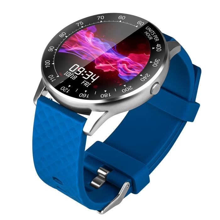 Montre Connectee Smartek SW 150 Smartwatch Montre Intelligente Bracelet d activite pour Moniteur de Sante IP68 Bleu Cdiscount Telephonie