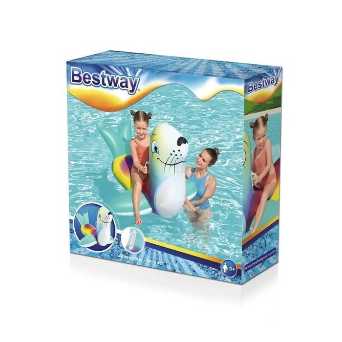 Autre jeu de plein air Bestway Bouée gonflable otarie - 157 x 114 cm