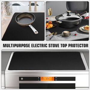 Protection Plaque Induction En Silicone 52x78cm - Anti-rayures/poussière - Pour Plan De Travail Ou Bricolage