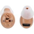 HURRISE Mini prothèse auditive D‑8000 Aide Auditive Rechargeable sans Fil Mini Amplificateur de Son Volume Réglable-0