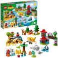 LEGO® - Les Animaux du Monde Duplo Ma Ville Jeux de Construction, 10907, Multicolore-0