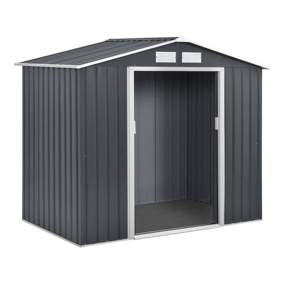 abri de jardin metal vegas 2 7 m cdiscount jardin