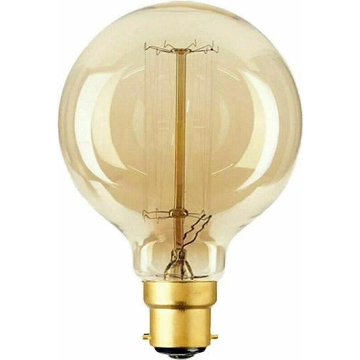 1 x 40W MAZDA décor orange Bc B22 Lampe décoratifs globe R95 vintage Ampoule