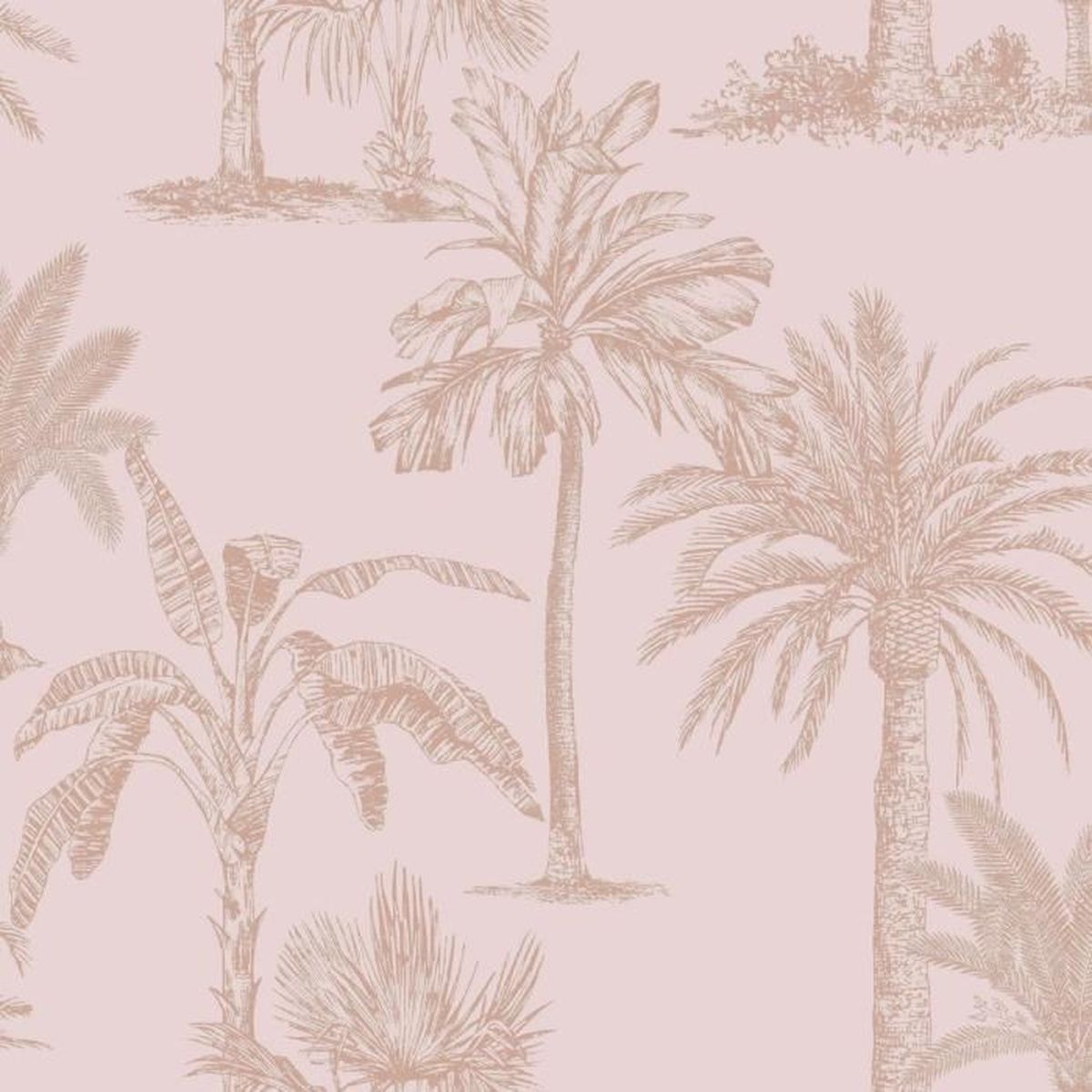 Arbres Tropicaux Scintillants Papier Peint Rose Pale Rose Or Achat Vente Papier Peint Arbres Tropicaux Scintillan Cdiscount